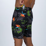 Zoot Sports RUN BOTTOMS Men's Ltd Run 9 1/2" Tight - Tropical Magic