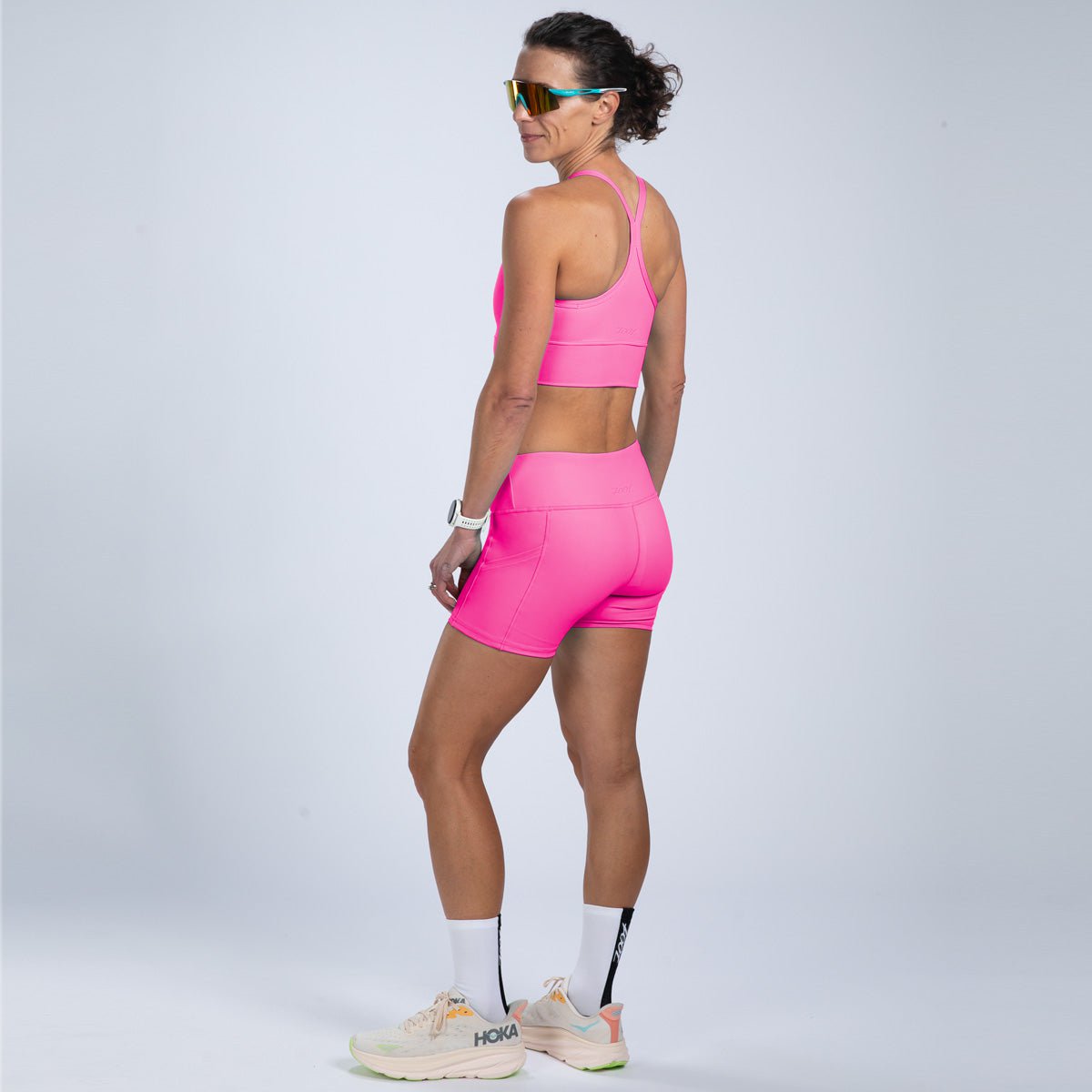 Zoot Sports RUN BOTTOMS Women's Core Run Pulse 4" Short - Bright Pink