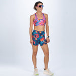 Zoot Sports RUN BOTTOMS Women's Ltd Run 4" Pulse High-Rise Short - Queen K