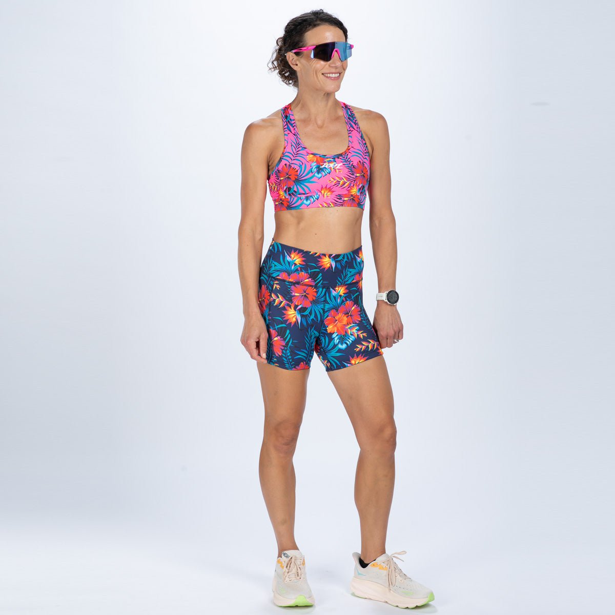 Zoot Sports RUN BOTTOMS Women's Ltd Run 4" Pulse High-Rise Short - Queen K