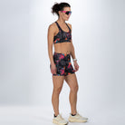 Zoot Sports RUN BOTTOMS Women's Ltd Run 4" Pulse High-Rise Short - Tropical Magic
