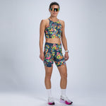 Zoot Sports RUN BOTTOMS Women's Ltd Run 6" Pulse High-Rise Short - Brave