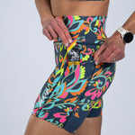 Zoot Sports RUN BOTTOMS Women's Ltd Run 6" Pulse High-Rise Short - Brave