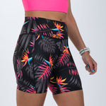 Zoot Sports RUN BOTTOMS Women's Ltd Run 6" Pulse High-Rise Short - Tropical Magic