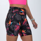 Zoot Sports RUN BOTTOMS Women's Ltd Run 6" Pulse High-Rise Short - Tropical Magic