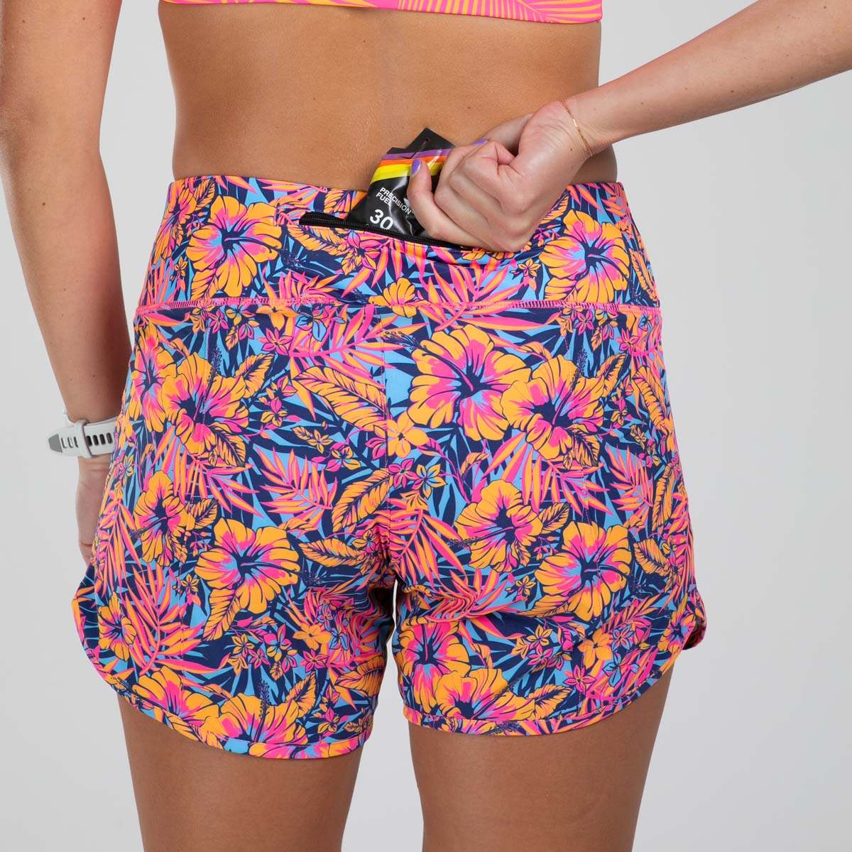 Zoot Sports RUN BOTTOMS Women's Ltd Run 6" Short - Club Aloha