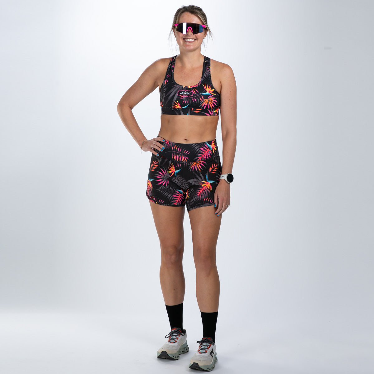 Zoot Sports RUN BOTTOMS Women's Ltd Run 6" Short - Tropical Magic