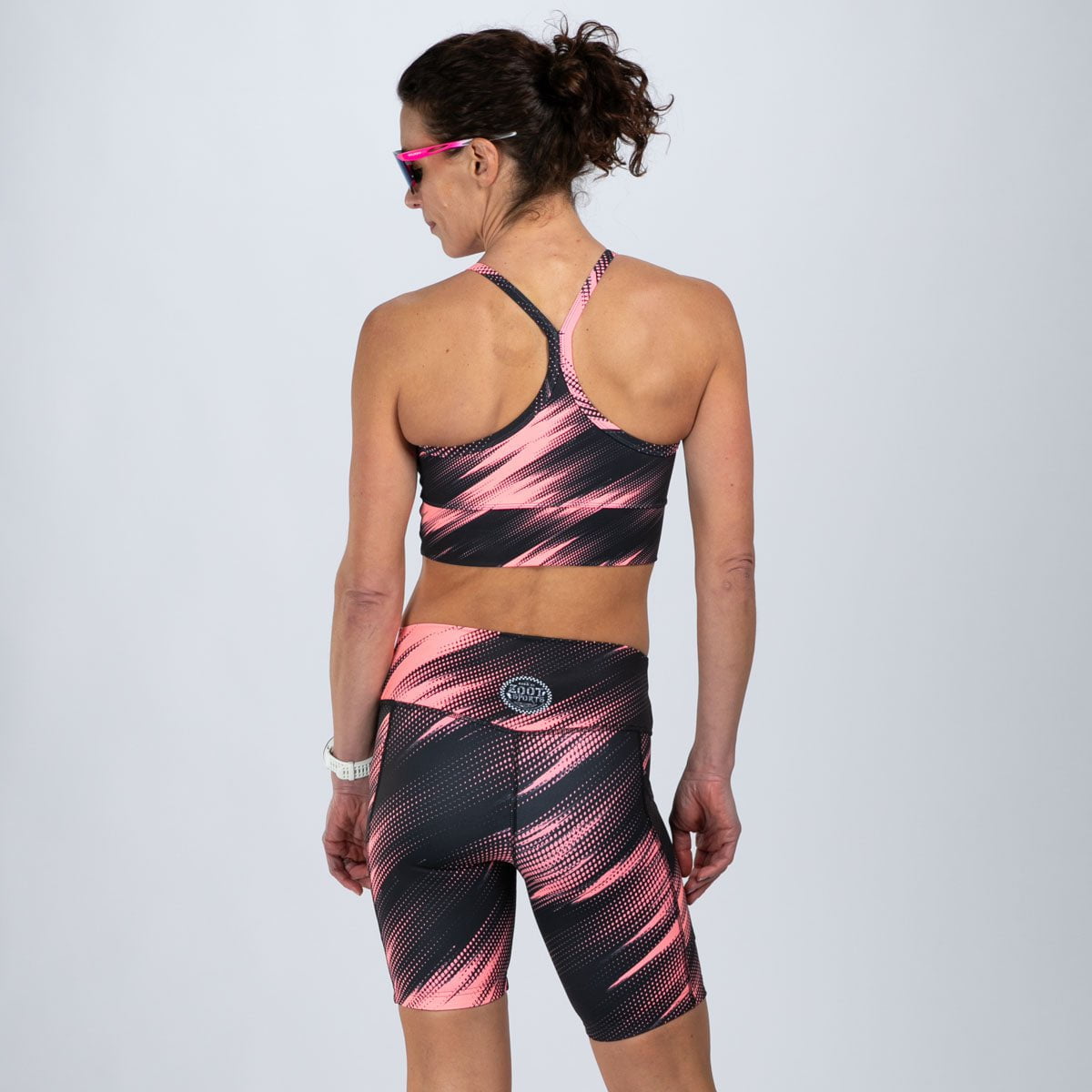 Zoot Sports RUN BOTTOMS Women's Ltd Run 8" Pulse High-Rise Short - DriftSPEED