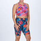 Zoot Sports RUN BOTTOMS Women's Ltd Run 8" Pulse High-Rise Short - Queen K