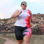 Zoot Sports RUN BOTTOMS Women's Ltd Run Athena 8" Pulse Short - Yo Yo Yo