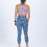 Zoot Sports RUN BOTTOMS Women's Ltd Run High Rise Capri - Kaleidoscope