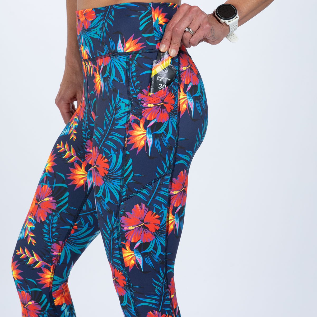 Zoot Sports RUN BOTTOMS Women's Ltd Run High Rise Capri - Queen K