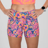 Zoot Sports RUN BOTTOMS Women's Ltd Run Pulse Short - Club Aloha