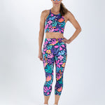 Zoot Sports RUN CAPRIS Women's Ltd Run Pulse High-Rise Capri - Florescence