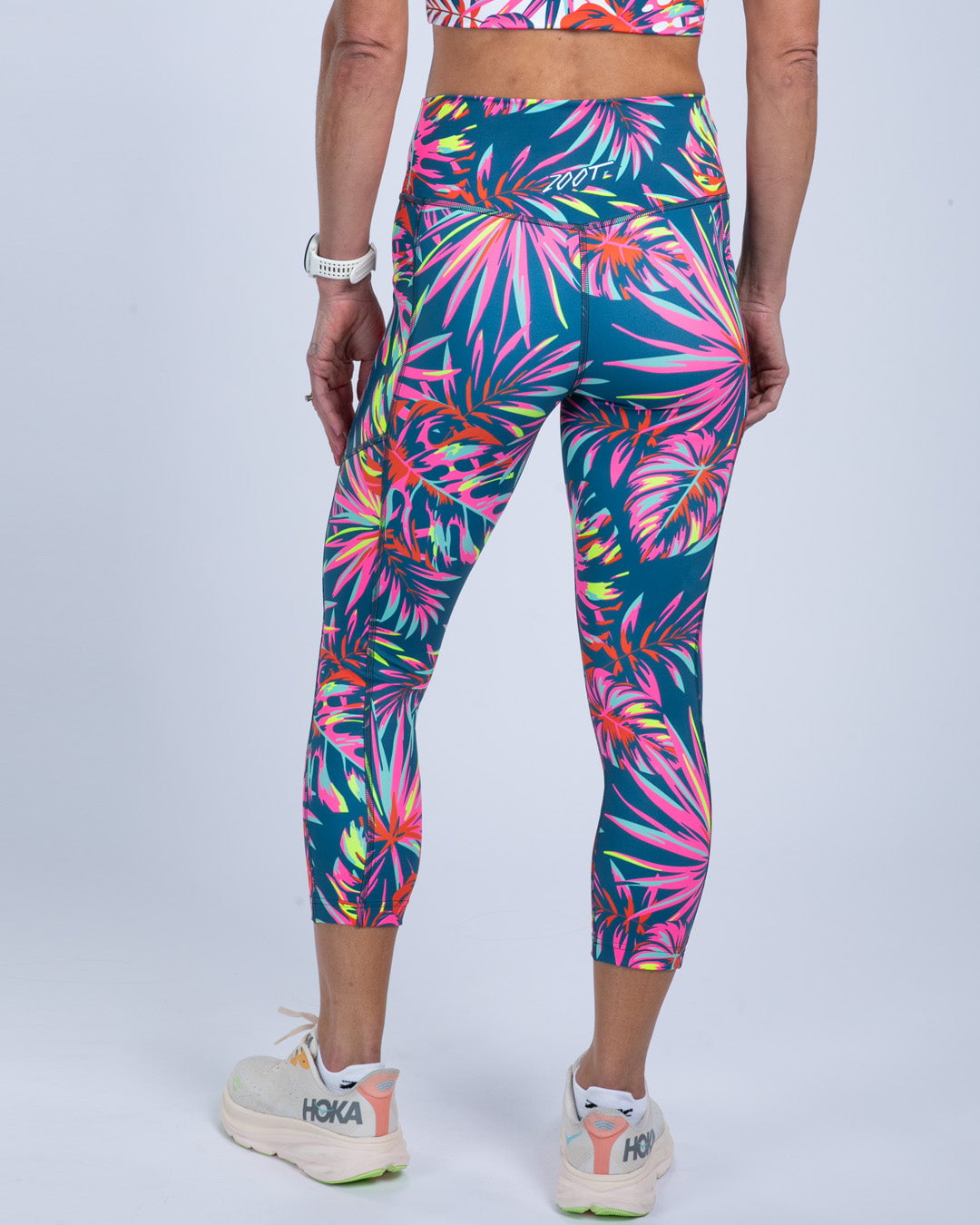 Zoot Sports RUN CAPRIS Women's Ltd Run Pulse High-Rise Capri - Island Original