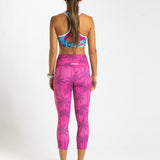 Zoot Sports RUN CAPRIS Women's Ltd Run Pulse High-Rise Capri - Paradise