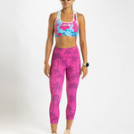 Zoot Sports RUN CAPRIS Women's Ltd Run Pulse High-Rise Capri - Paradise