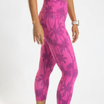 Zoot Sports RUN CAPRIS Women's Ltd Run Pulse High-Rise Capri - Paradise