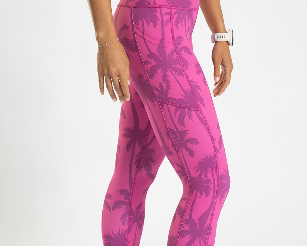 Zoot Sports RUN CAPRIS Women's Ltd Run Pulse High-Rise Capri - Paradise