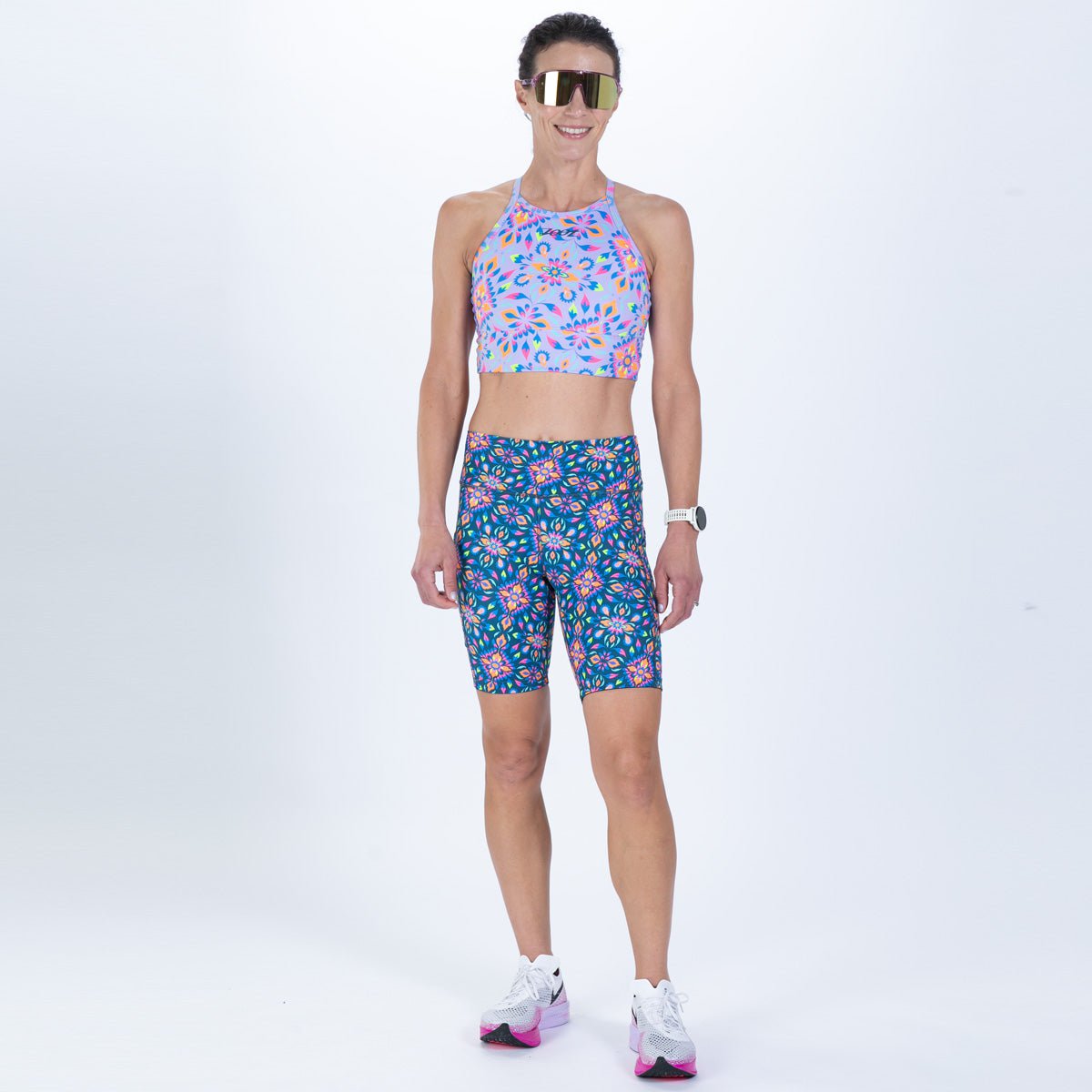 Zoot Sports RUN CROP Women's Ltd Run Crop - Kaleidoscope