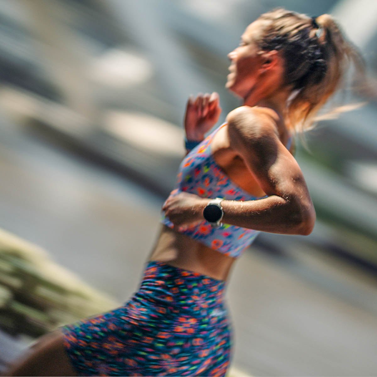 Zoot Sports RUN CROP Women's Ltd Run Crop - Kaleidoscope