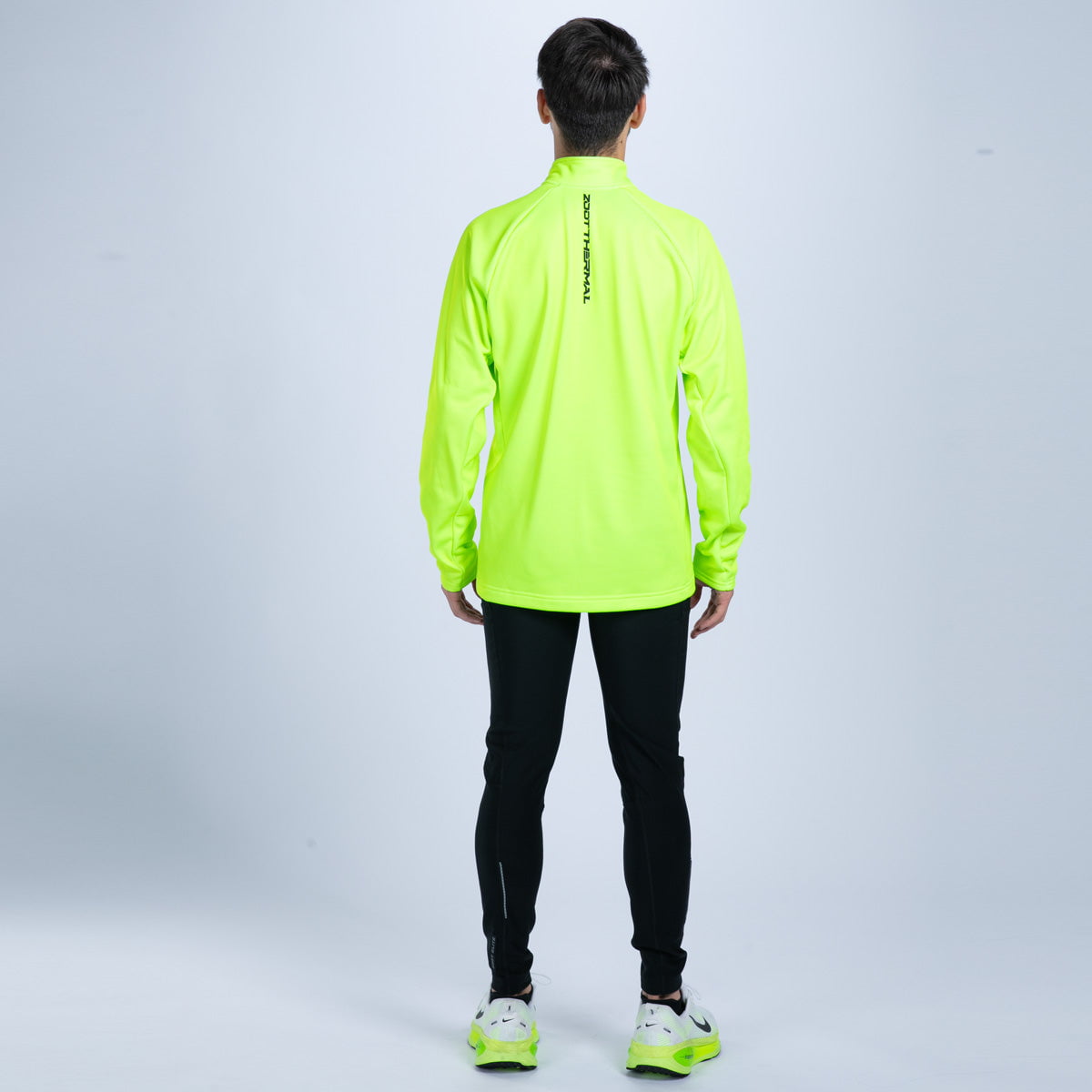 Zoot Sports RUN JACKETS Men's Ltd Run Thermal Half Zip - Hi Viz Yellow