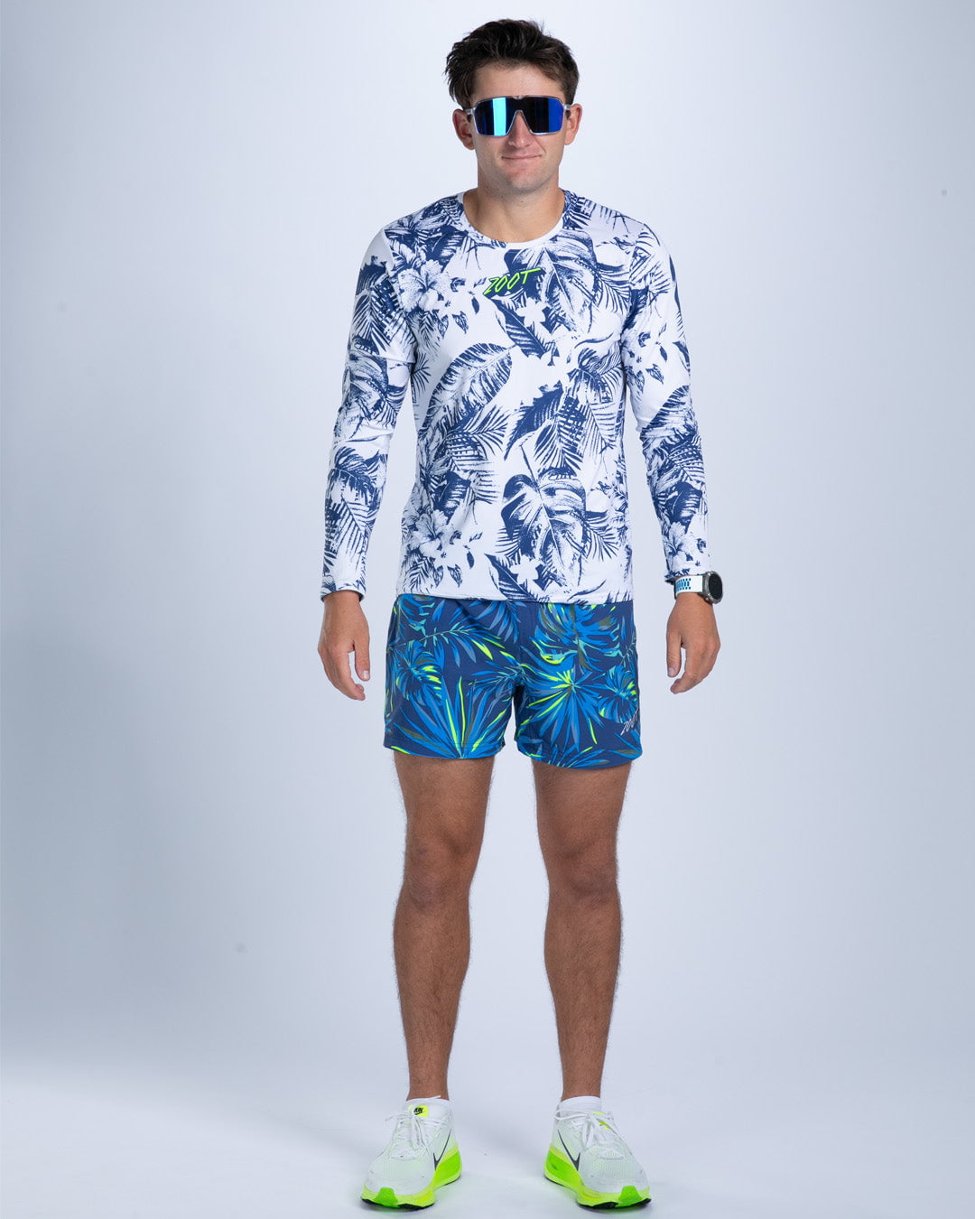 Zoot Sports RUN LONG SLEEVE TEES Men's Ltd Run Long Sleeve Tee - Island Original