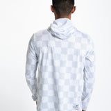 Zoot Sports RUN LONG SLEEVE TEES Men's Ltd Run Sun Stop Hoodie - Checkers