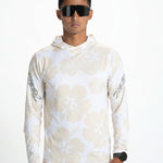 Zoot Sports RUN LONG SLEEVE TEES Men's Ltd Run Sun Stop Hoodie - Hibiscus