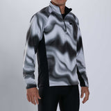 Zoot Sports RUN OUTERWEAR Men's Elite Thermo Shield 1/2 Zip - Blur