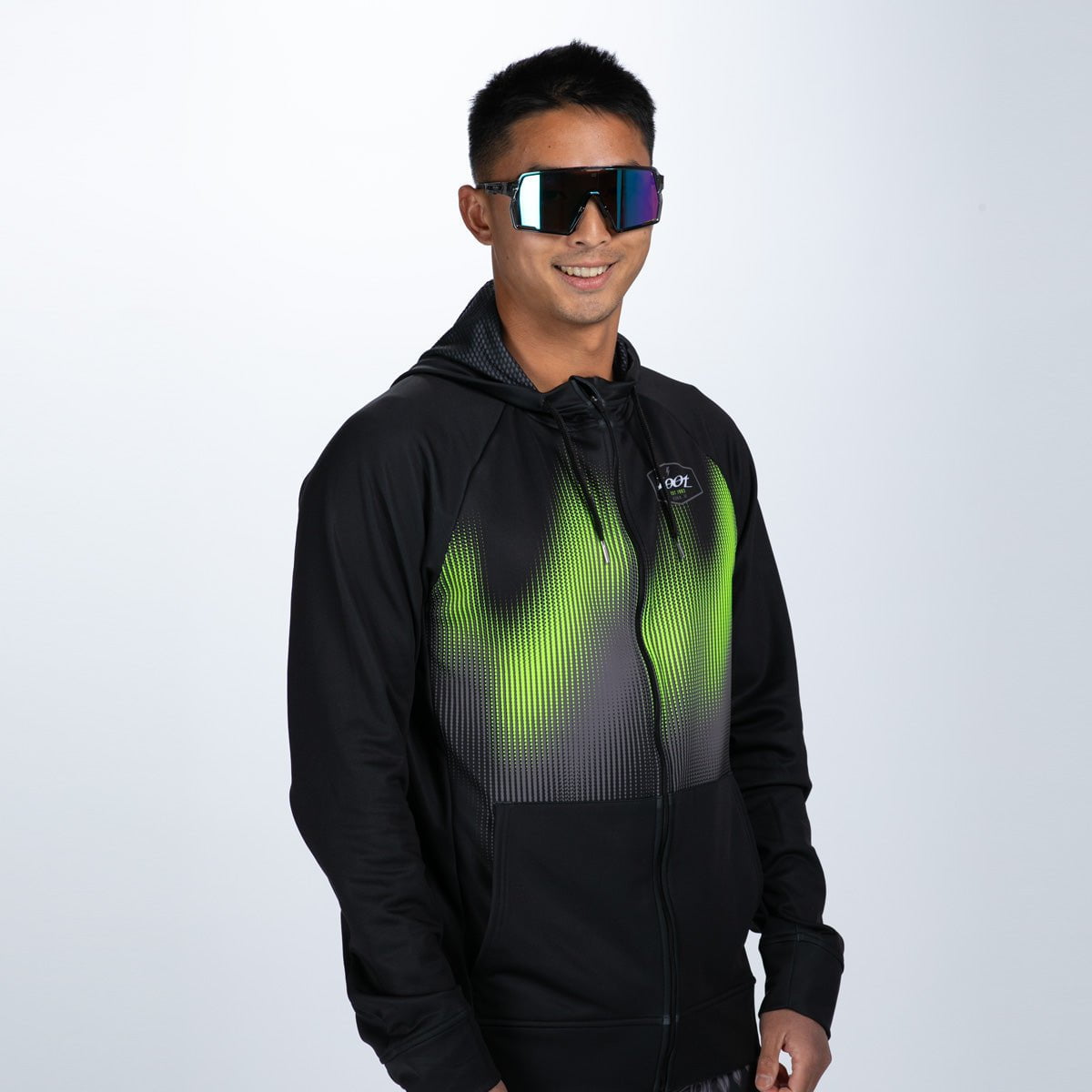 Zoot Sports RUN OUTERWEAR Men's Ltd Run Thermal Hoodie - Tropical Magic