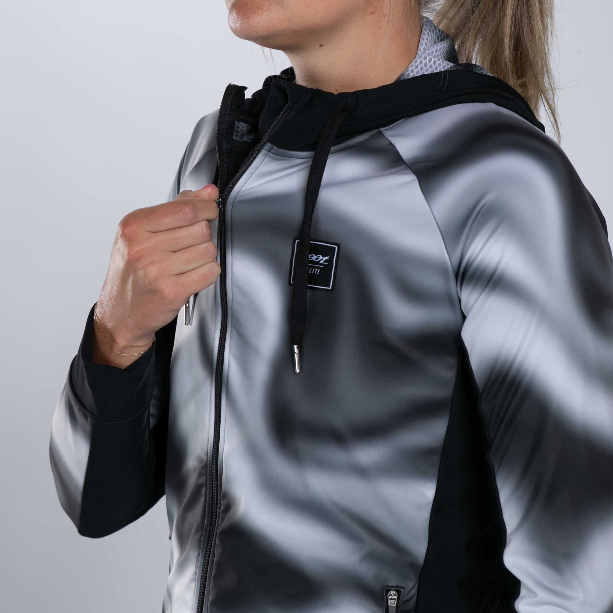 Zoot Sports RUN OUTERWEAR Women's Elite Thermo Shield Hoodie - Blur