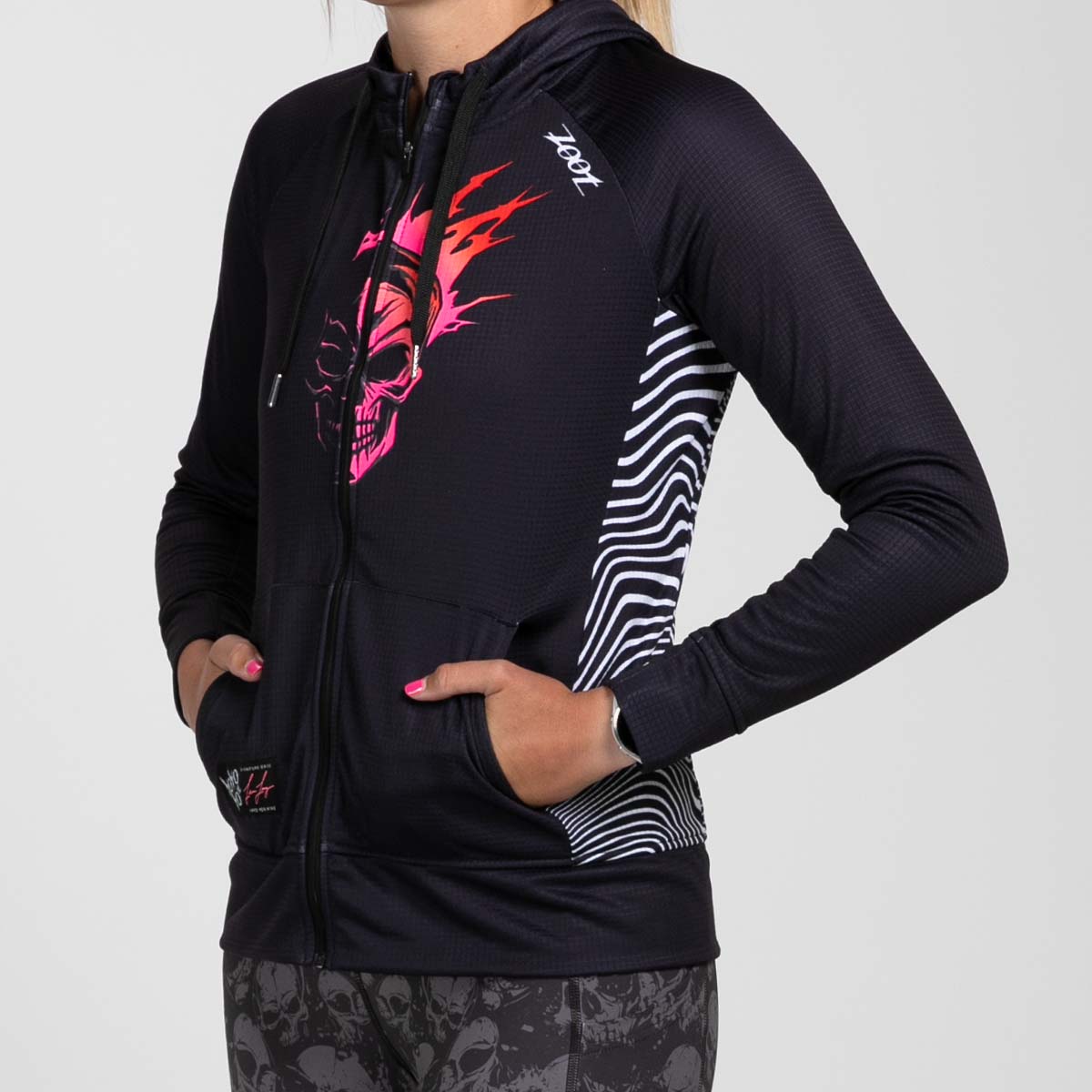 Zoot Sports RUN OUTERWEAR Women's Ltd Run Thermo Hoodie - Darkside