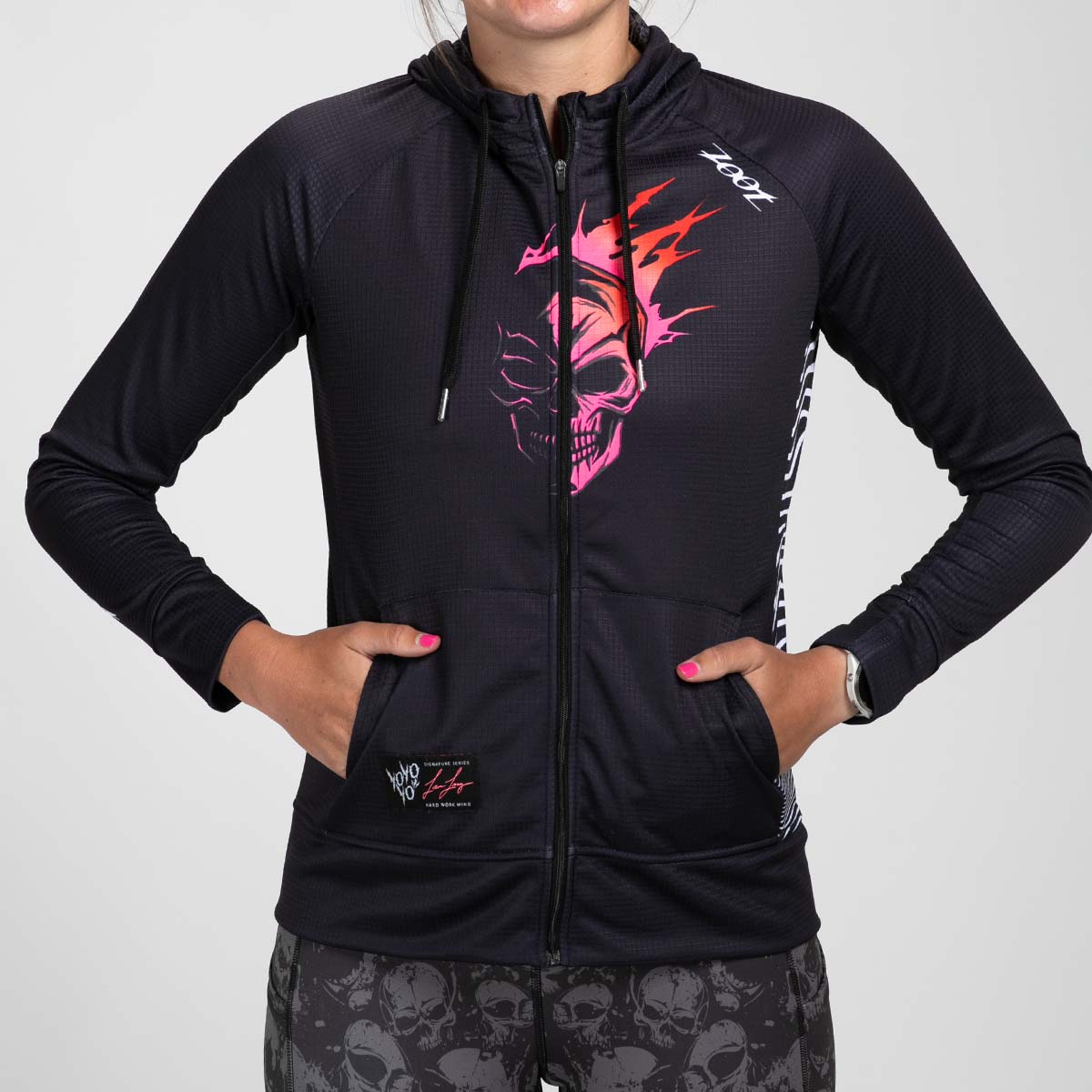 Zoot Sports RUN OUTERWEAR Women's Ltd Run Thermo Hoodie - Darkside