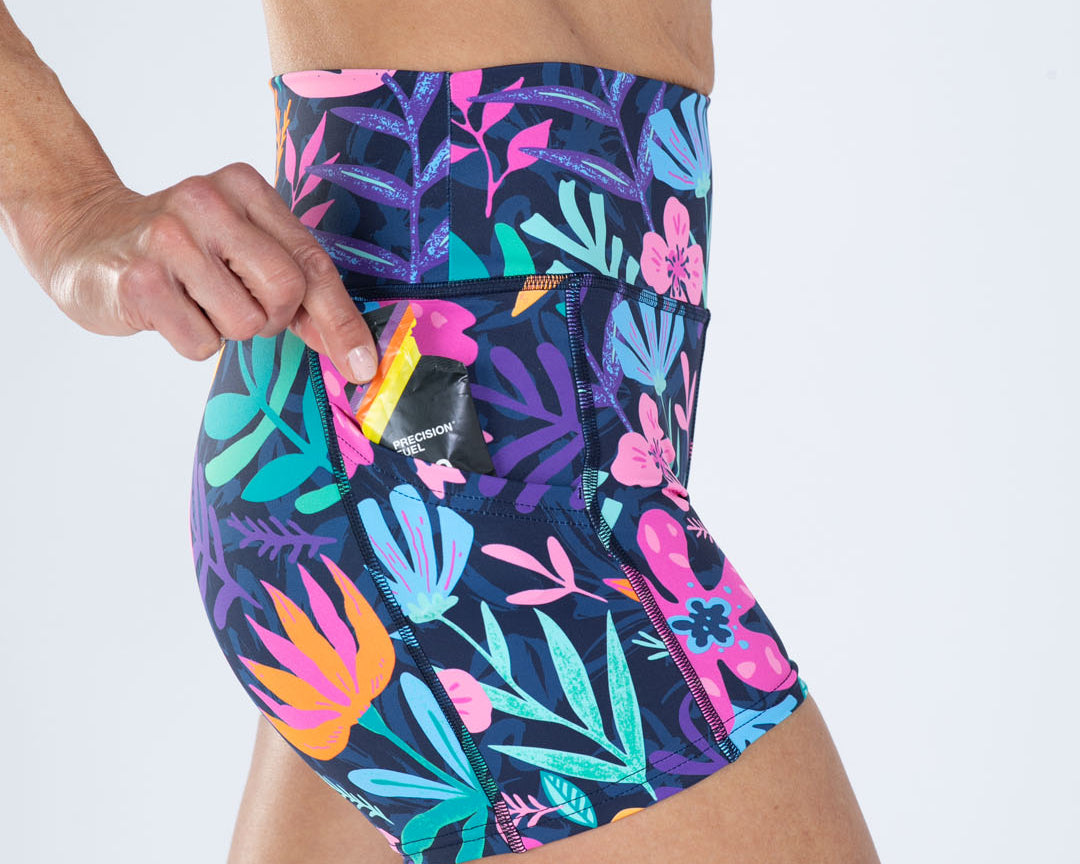 Zoot Sports RUN SHORTS 4" INSEAM Women's Ltd Run 4" Pulse High-Rise Short - Florescence