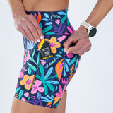 Zoot Sports RUN SHORTS 6" INSEAM Women's Ltd Run 6" Pulse High-Rise Short - Florescence