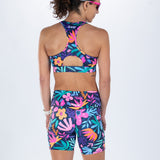 Zoot Sports RUN SHORTS 6" INSEAM Women's Ltd Run 6" Pulse High-Rise Short - Florescence