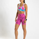 Zoot Sports RUN SHORTS 8" INSEAM Women's Ltd Run 8" Pulse High-Rise Short - Paradise