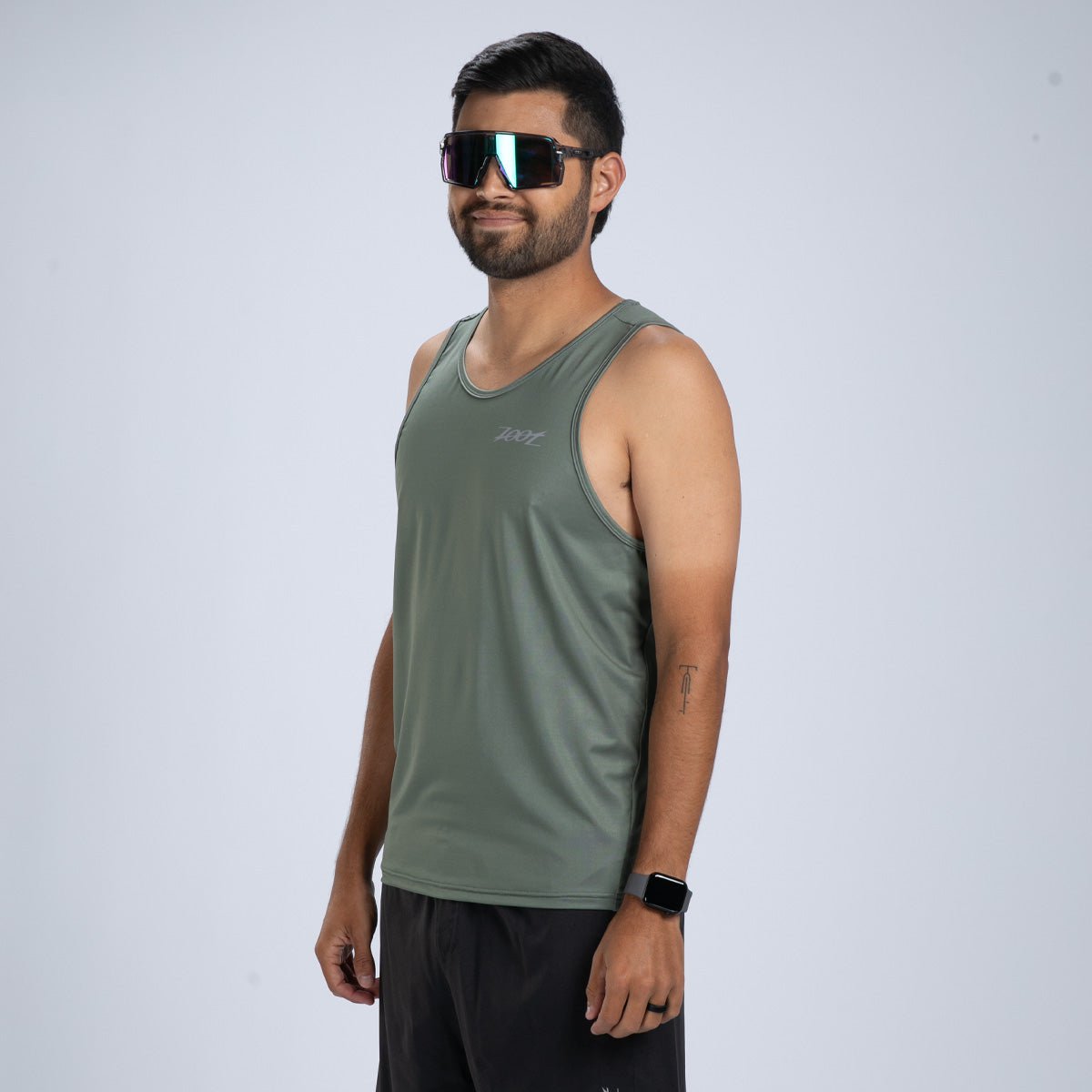 Zoot Sports RUN SINGLET Men's Core Run Singlet - Army Green