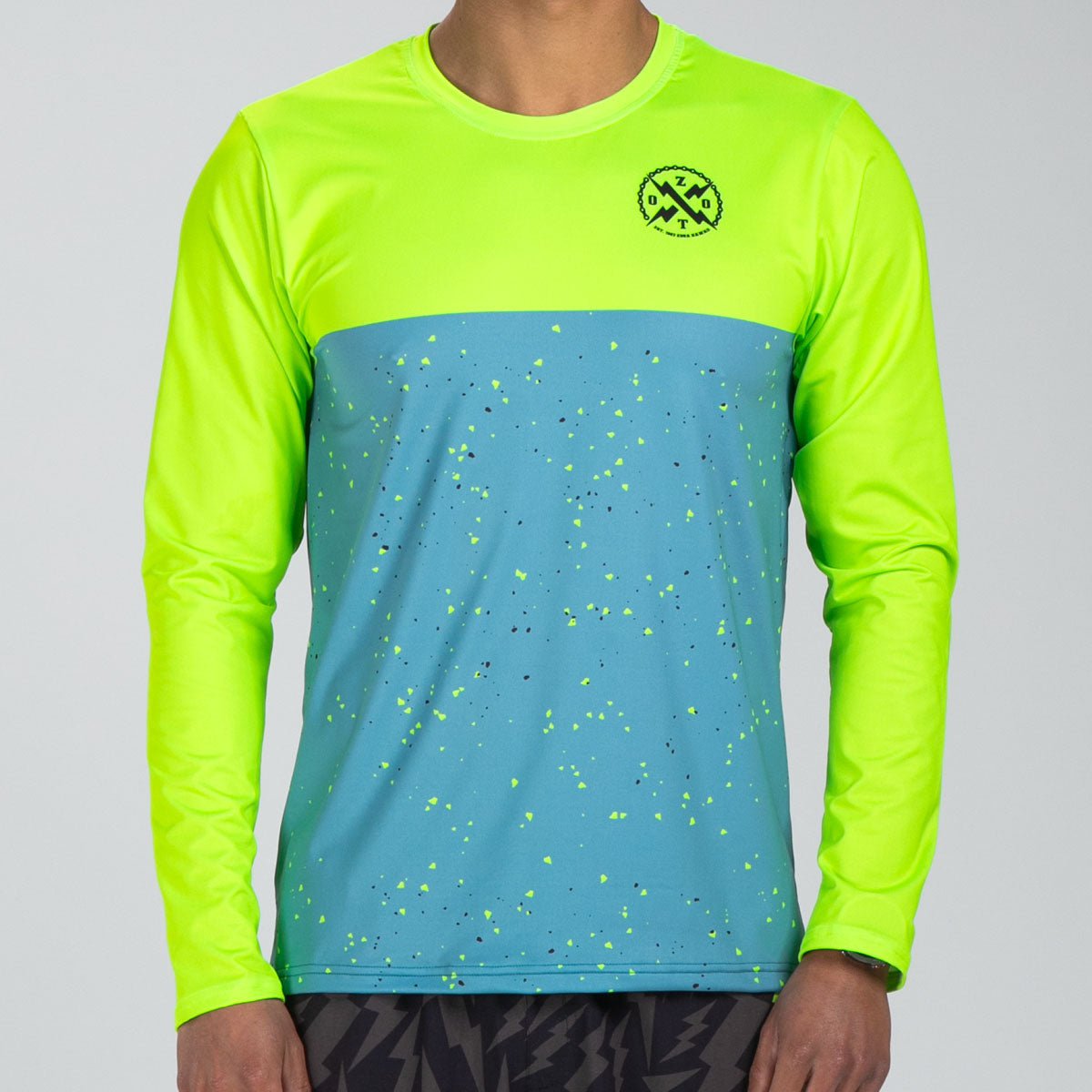 Mens LTD Run Longsleeve Tee - Electric