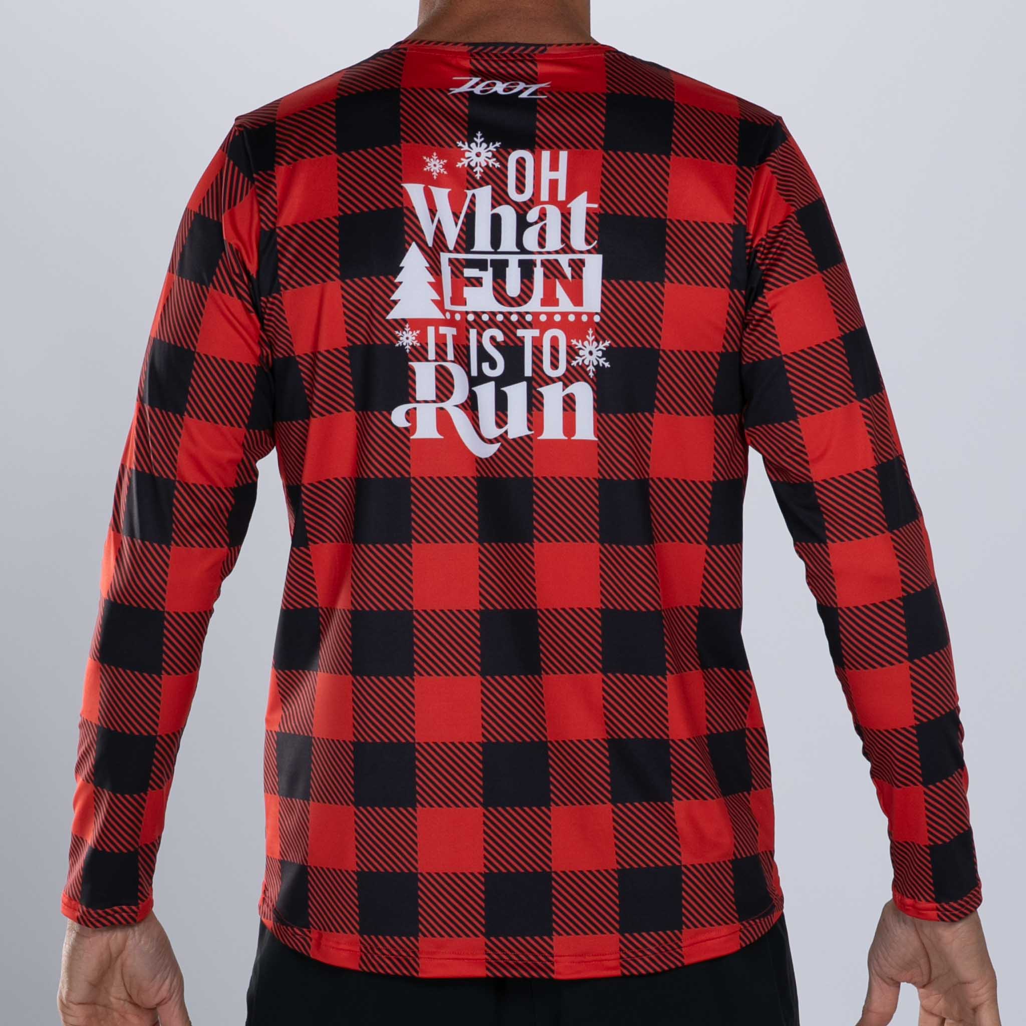 Zoot Sports RUN TEE Men's Ltd Run Ls Tee - Lumberjack