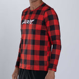 Zoot Sports RUN TEE Men's Ltd Run Ls Tee - Lumberjack