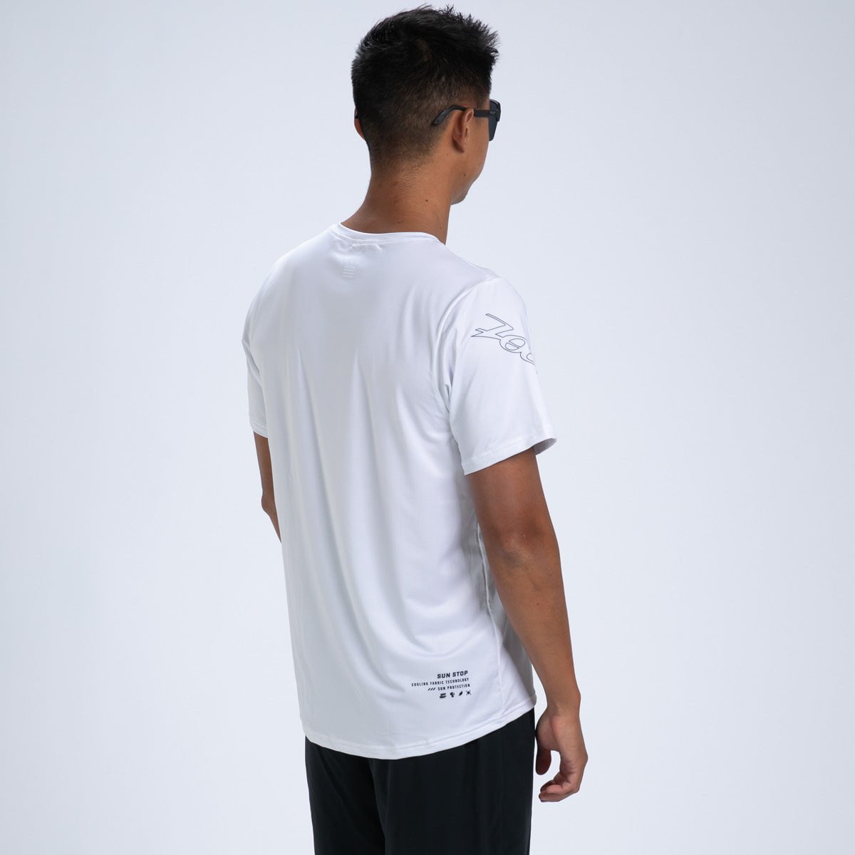 Zoot Sports RUN TEE Men's Ltd Run Sun Stop Tee - UPF White