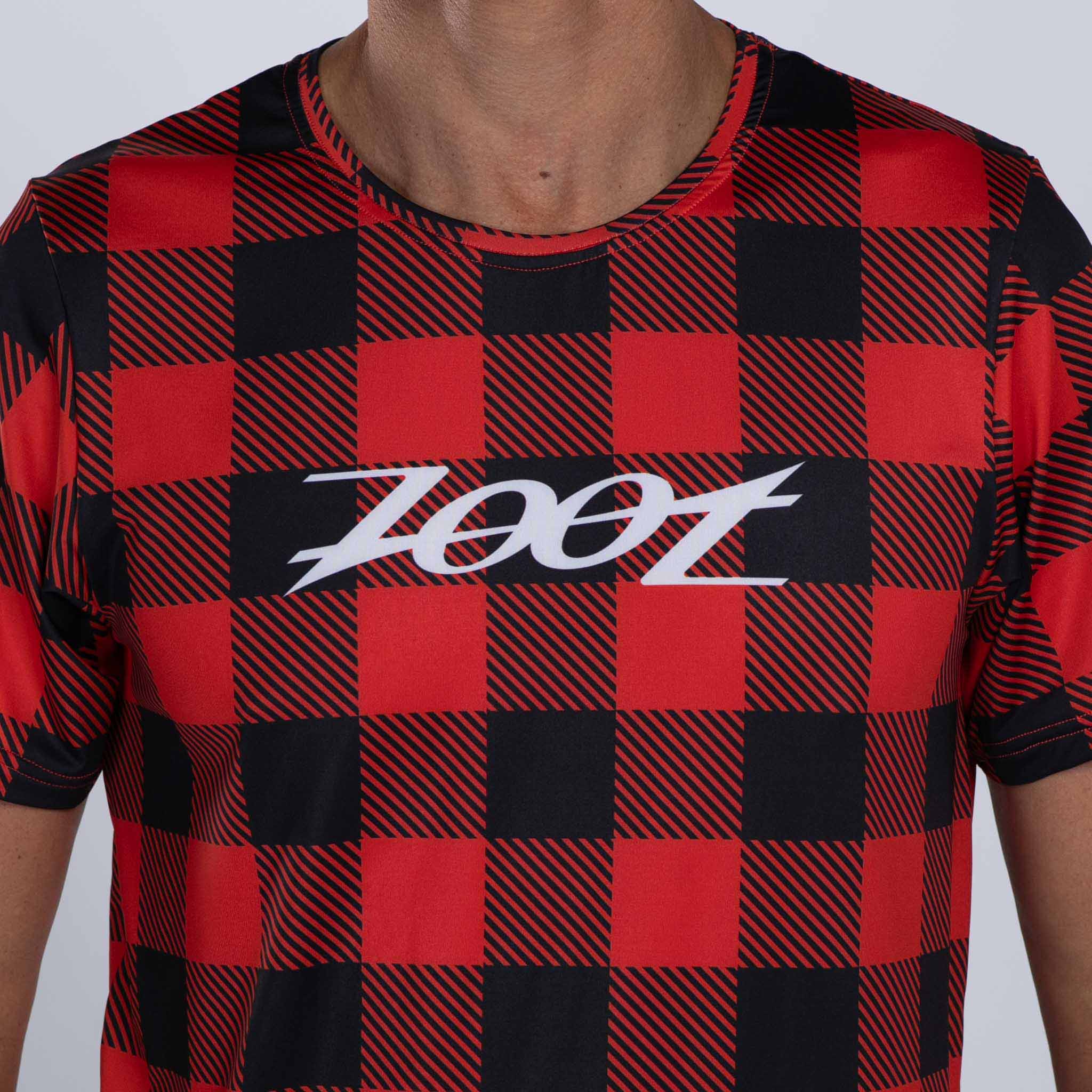 Zoot Sports RUN TEE Men's Ltd Run Tee - Lumberjack