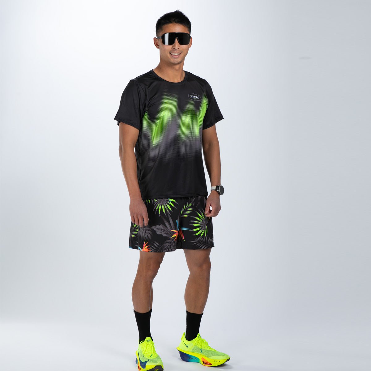 Zoot Sports RUN TEE Men's Ltd Run Tee - Tropical Magic
