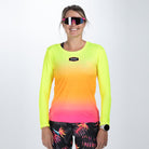 Zoot Sports RUN TEE Women's Ltd Run Ls Tee - Tropical Magic