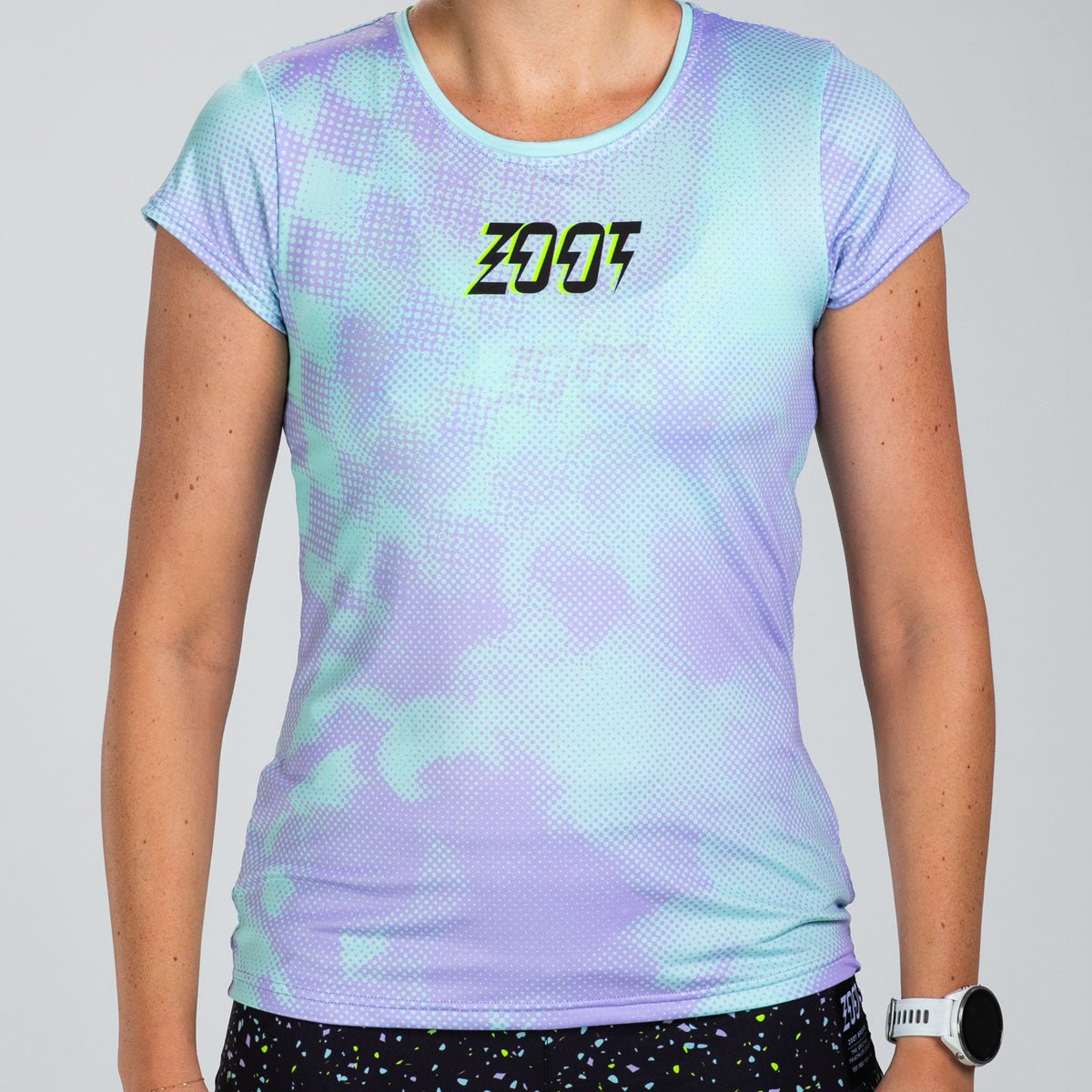 Zoot Sports RUN TEE Women's Ltd Run Tee - Electric