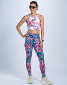 Zoot Sports RUN TIGHTS Women's Ltd Run Pulse High-Rise Tight - Island Original