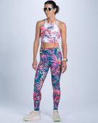Zoot Sports RUN TIGHTS Women's Ltd Run Pulse High-Rise Tight - Island Original