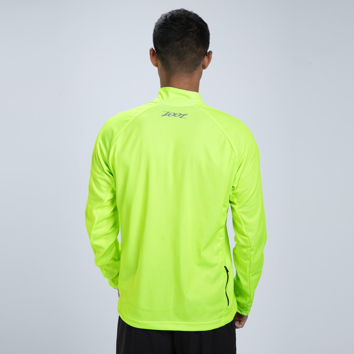 Zoot Sports RUN TOPS Men's Core Run 1/2 Zip - Hyper Yellow